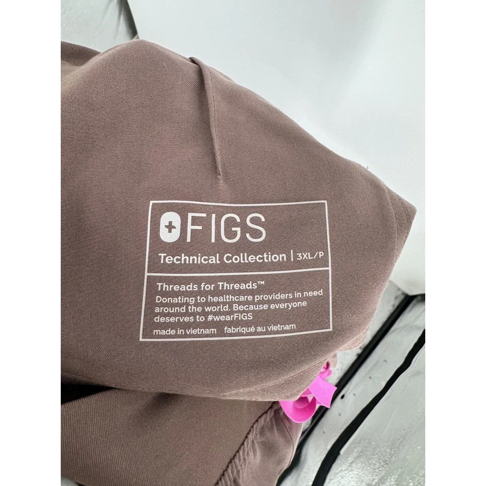 FIGS Scrub Set Womens 3XL Casma 3 Pocket Top Zamora 2.0 Joggers 3XLP 3XL Petite
